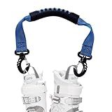 Correias Para Botas De Esqui Alça Para Transporte De Esqui Alça De Transporte Para Patins Correias De Suporte De Bota De Esqui Alça De Snowboard Ajustável Ombro Patins De Acessórios Do Esporte D