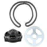 Corrente Caixa De Engrenagens Kit De Roda Dentada Traseira Com Material De Liga De Alumínio Para Mini Motocicleta 47cc 49cc 100 Novo