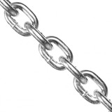 Corrente Calibrada Galvanizada A Fogo 8mm 5 Metros