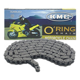 Corrente Cg 150 Titan ybr 125 428uo X 118l Kmc Com Retentor