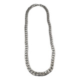 Corrente Colar Cordão Masculino Aço Inox Largura 8mm