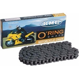 Corrente Com Retentor Kmc 428uo X 132l Bros 125 Fazer 08