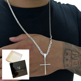 Corrente Cordão De Prata 925 Masculina Conjunto Legítima 