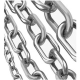 Corrente De Ferro Galvanizada Soldada 4mm 1 Metro Portão
