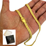 Corrente De Ouro Masculina Em Moeda Antiga Não Suja brinde