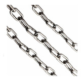 Corrente Em Aço Inox Elo Longo 4mm Náutica âncora E Jet