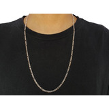 Corrente Fina Prata Maciça 925 Elos 3 Em 1 70 Cm 3 Mm 6 5 Gr