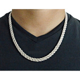 Corrente Friso E Pulseira Friso Prata Maciça
