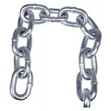 Corrente Galvanizada Soldada 8mm Ultra Reforçada 1 Metro