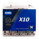 Corrente Kmc X10 10 Velocidades 10v 20v Shimano Sram 116 Elo
