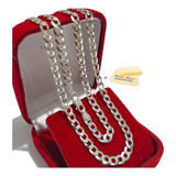 Corrente Masculina 70cm Cordão De Prata 925 5mm Grumet Flat Escama Peixe Italiana Pura Legitima Escamada Maciça Cor Prata Grumet 1x1