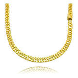 Corrente Masculino Ouro 18k Grumet 8mm Grossa 70cm
