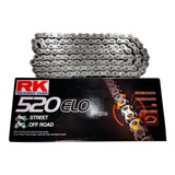 Corrente Rk 520 Elo 118 Elos Com Retentor Emenda Clipe