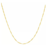 Corrente Rommanel Folheado Ouro Fio Cingapura 531097
