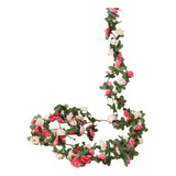 Corrente Rosas Artificiais 2 Metros 16 Flores Qualidade Aaa