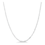 Corrente Singapura 50cm Prata 925
