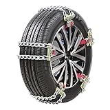 Correntes De Neve De 2 Peças- Correntes De Pneus Antiderrapantes KIMISS- Correntes De Segurança Antiderrapantes- Correntes De Neve Para Carros SUV- Caminhões- Correntes De -2-