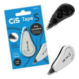 Corretivo Em Fita 5 Mm X 5m Cis Tape S Modelo Compacto