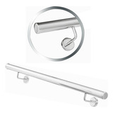 Corrimão Aço Inox P Escadas Rampas Super Barato 1 M Parede