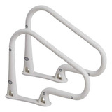 Corrimão Para Piscina Com Escada Igui Cor Branco