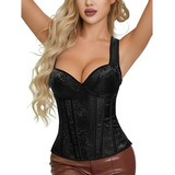 Corset Corselet Modelador Vintage Com Bojo Valoriza Busto