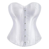 Corset Espartilho Corselet Corpete Brilhoso Cinta Modeladora