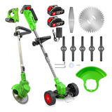 Cortador Aparador De Grama Roçadeira Elétrica 24v 2 Baterias