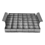 Cortador Brownie Palha Italiana 4x4 C 36 Pedaços
