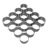 Cortador Cavidades Redondo C 16 Pedaços 6cm Aço Inox
