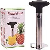 Cortador De Abacaxi Cortador De Abacaxi Removedor De Núcleo De Aço Inoxidável Divisória De Metal Para Decoração Extra Grande Divisor De Pitter Ultra Afiado Utensílios De Cozinha Descascador De