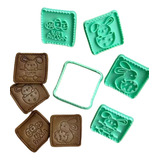 Cortador De Biscoito Pascoa 5cm Kit 16