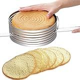 Cortador De Bolo Aro 30 Cm Ajustável 6 Camadas Naked Cake