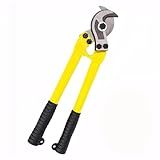 Cortador De Cabo Endurecido Cortador De Corda De Fio Resistente Cortador De Fio De Aço Inoxidável Para Corte De Fio De Cobre De Alumínio De Até 9 5 Cm De Diâmetro Com Design Ergonômico 35 5 Cm