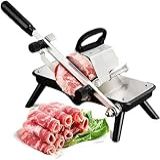 Cortador De Carne De Carneiro Cortador De Carne Doméstico Fatiador De Carne Quente Cortador De Alimentos Portátil De 0 3 Mm 15 Mm De Espessura Ajustável