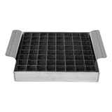 Cortador De Cavidades 2 4x2 4 C 64 Pedaços E Forma 3 Altura Cor Prateado