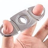 Cortador De Charuto 4Leader Guilhotina Premium Com Lâminas Duplas De Aço Inoxidável Tesoura Com Design Portátil Para Amantes De Charutos