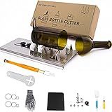Cortador De Garrafa De Vidro Kit De Ferramentas De Corte De Garrafa Atualizado Máquina DIY Para Cortar Vinho Cerveja Licor Uísque álcool Champanhe Cortador De Garrafa Para Garrafa Redonda Da