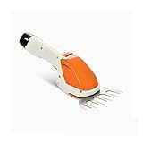 Cortador De Grama E Aparador De Arbustos Podador De Galhos 2 Em 1 Sem Fio Leve Ergonômico Potência 400W Velocidade 1000rpm Kit Completo Com Bateria Recarregável