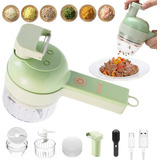 Cortador De Legumes Mini Espremedor De Alho Elétrico Sem Fio