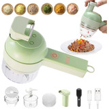 Cortador De Legumes Mini Espremedor De Alho Elétrico Sem Fio