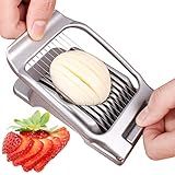 Cortador De Ovos Para Ovos Cozidos Cortador De Ovos Fatiador De Morango Cortador De Alumínio Resistente Fio De Aço Inoxidável Multiuso Para Cogumelos De Frutas Macias