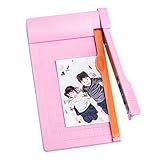 Cortador De Papel Guilhotina Mini Cortador De Fotos Portátil Empilhável Aparador De Papel Para Artesanato Fotos Artigos De Papelaria Suprimentos De Artesanato Para Etiqueta De Papel Cartolina