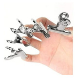 Cortador De Unhas Ponta Curva Cwa Presilhas 31mm Prateado