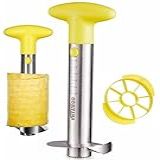 Cortador E Descaroçador De Abacaxi Descaroçador De Abacaxi E Ferramenta De Fatiar Lâminas Afiadas Reforçadas E Resistentes E Duráveis Yhtawoo Best Descascador De Abacaxi Faca Decorativa De Frutas