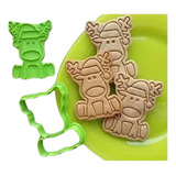 Cortador E Marcador Natal Rena 7 Cm Especial