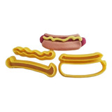 Cortador Lanche Hot Dog Cachorro Quente 5 5cm