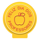 Cortador Marcador Feliz Dia Dos Professores Redondo