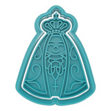 Cortador Marcador Nossa Senhora Aparecida Pasta Cookie