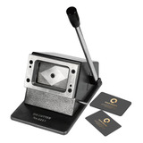 Cortador Para Cartão De Pvc Crachá 86x54mm De Mesa Manual