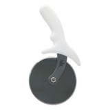 Cortador Pizza Profissional Massa Cozinha Inox Cabo Branco